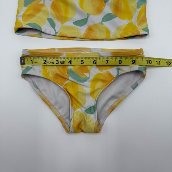 Carter's Toddler Girls Short Sleeve Tankini Set 5T Lemons Yellow White Swim - Picture 9 of 9